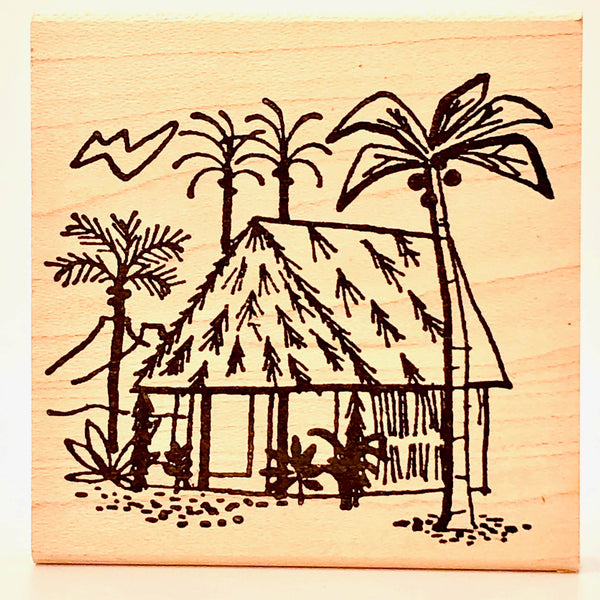 Grass Shack Stamp