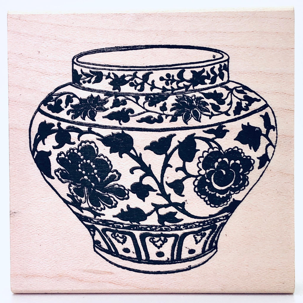 Peony Vase Stamp