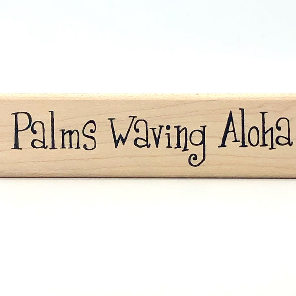 Palms Waving Aloha Stamp