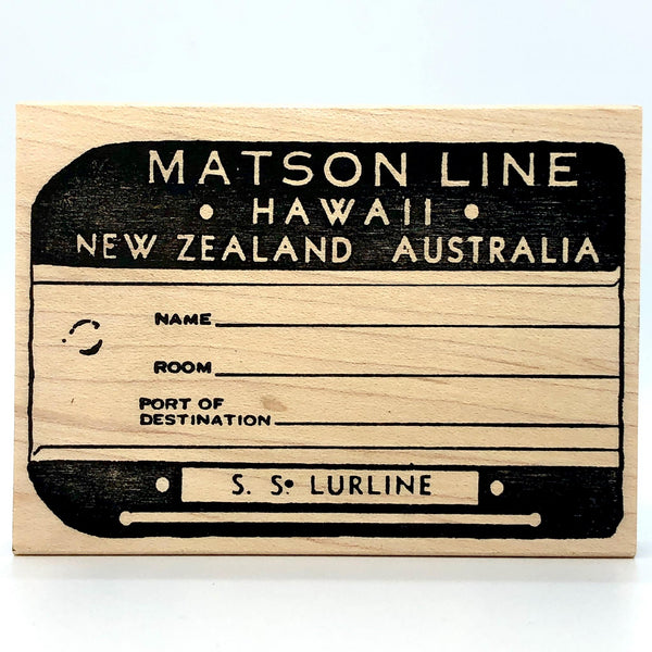 X-Large Matston Luggage Tag Stamp