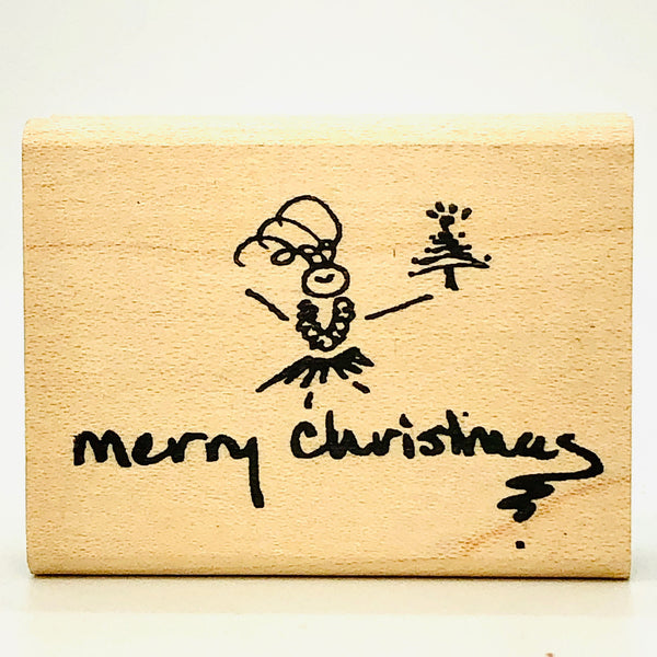 Hula Christmas Stamp