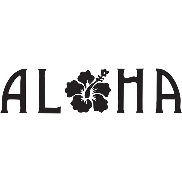 Aloha Hibiscus Decals