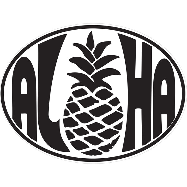 Euro Aloha Pineapple Decals