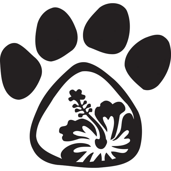 Hibiscus Paw Decals