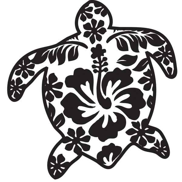 Floral Honu Decals