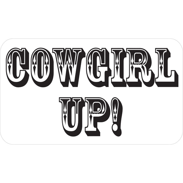 Cowgirl Up! Decals