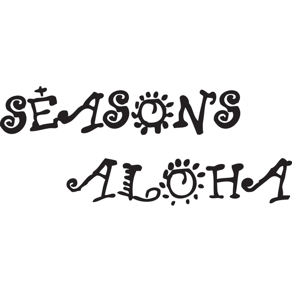 Seasons Aloha Etch Stencil