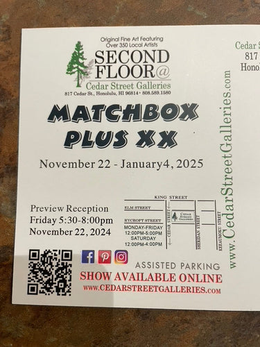 Matchbox Plus Miniature Show at Cedar Street Gallery