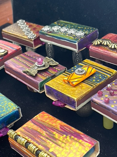 My miniature Matchboxes at Cedar Street Gallery through Jan 4