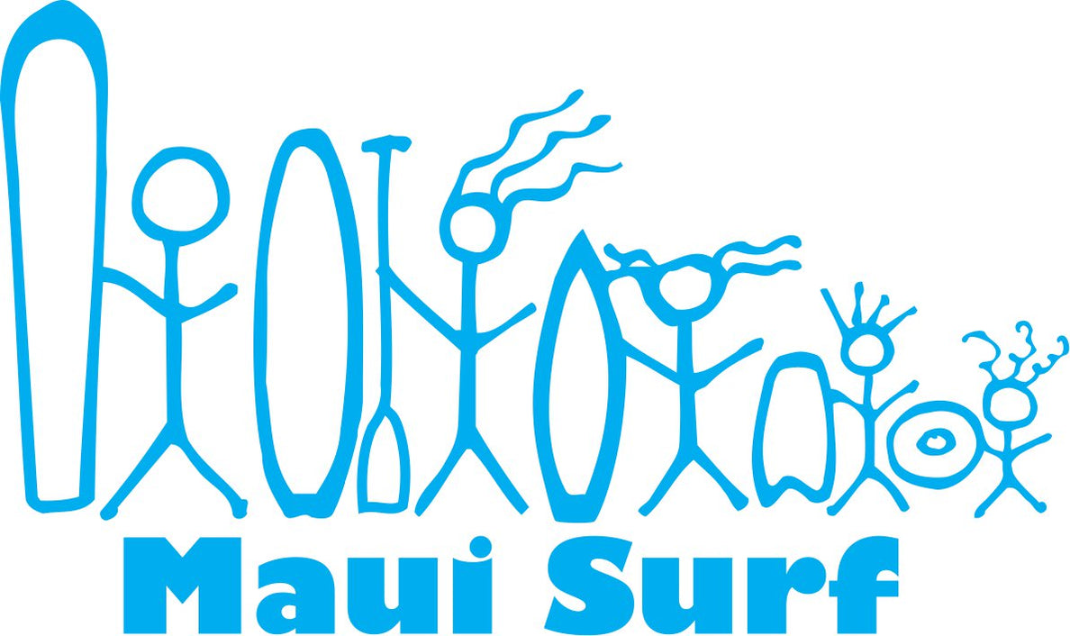 He'e Nalu Ohana, Maui Surfing Family Decals Rubber Stamp Plantation