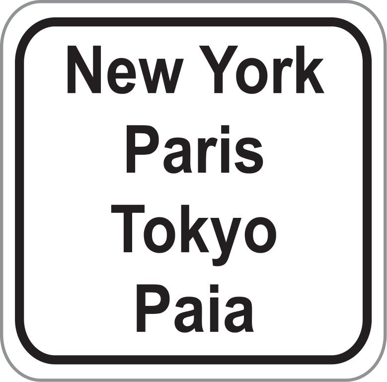 New York Paris Tokyo Paia Decals– Rubber Stamp Plantation