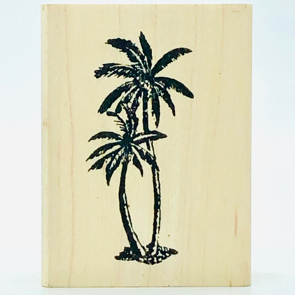 Small Double Palm Stamp