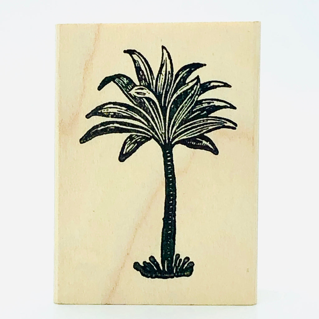 tree rubber stamp Ti Plant Stamp