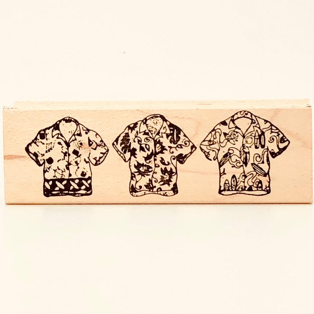 Aloha Shirt Border Stamp