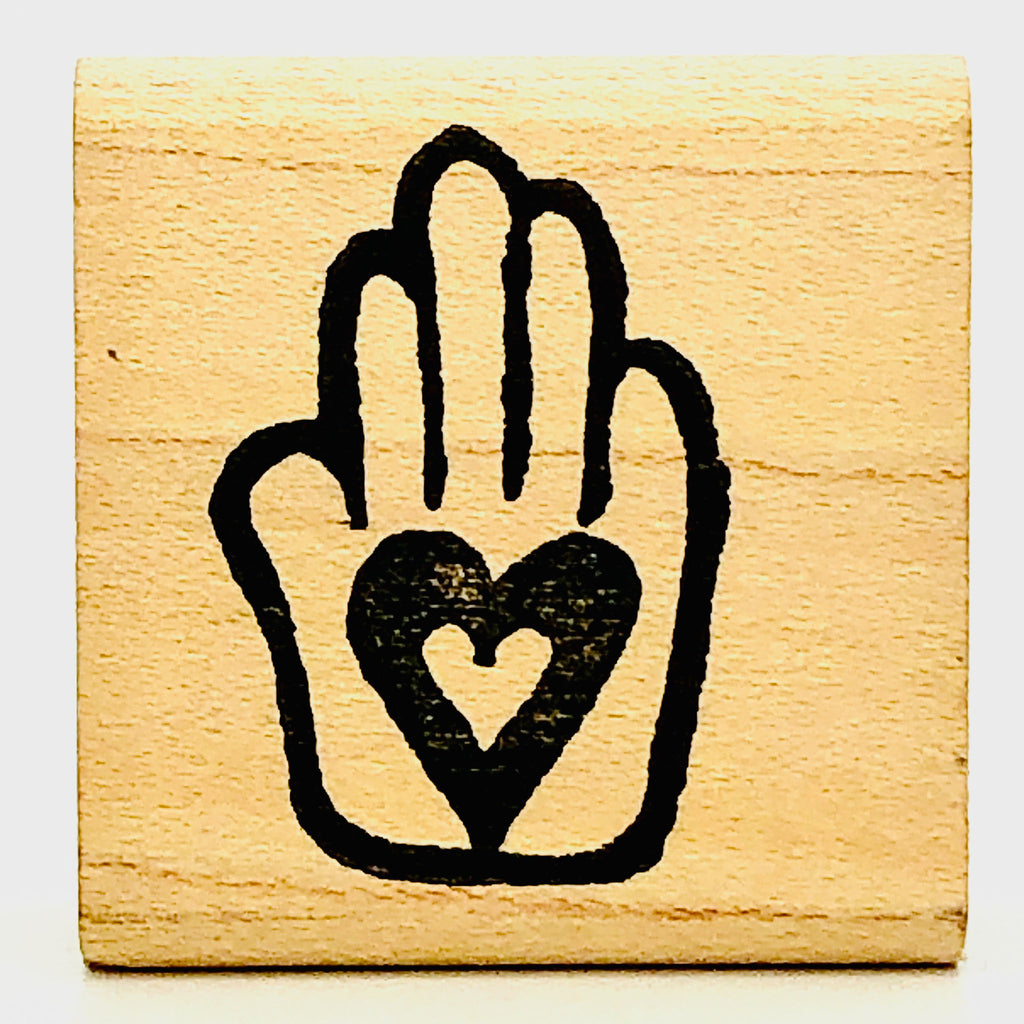 Heart Hand Stamp