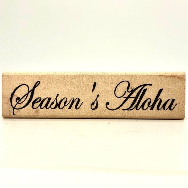 Large Season's Aloha Stamp