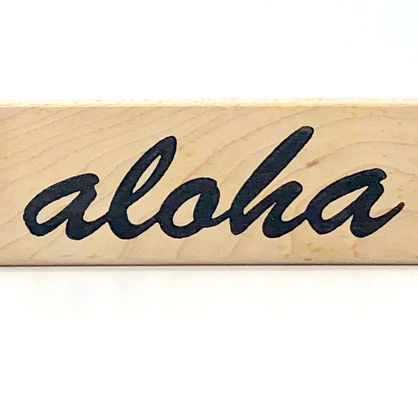 Brush Aloha Stamp