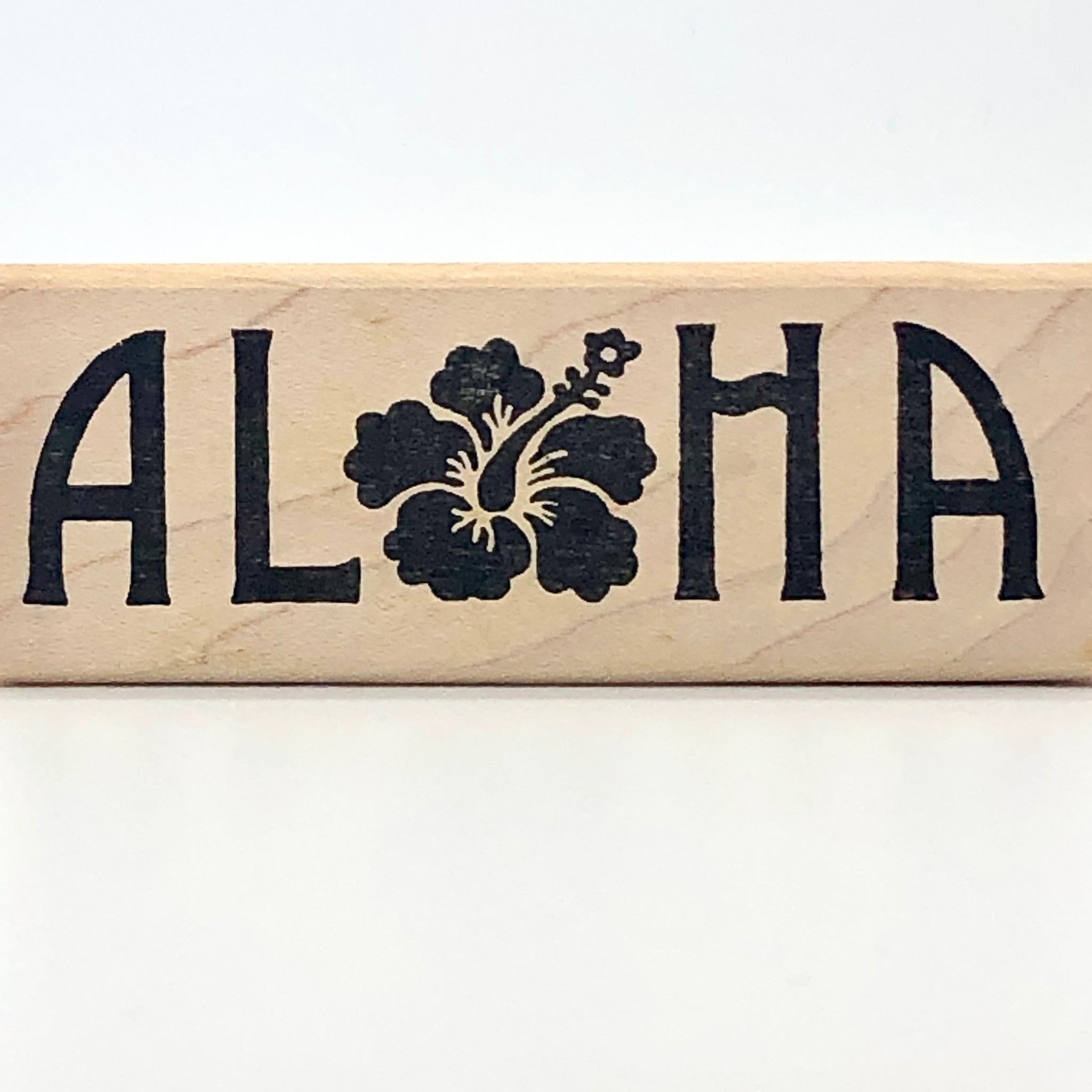 Aloha Hibiscus Stamp Rubber Stamp Plantation