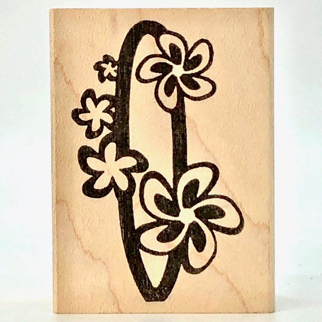 Small Groovy Surfboard Stamp
