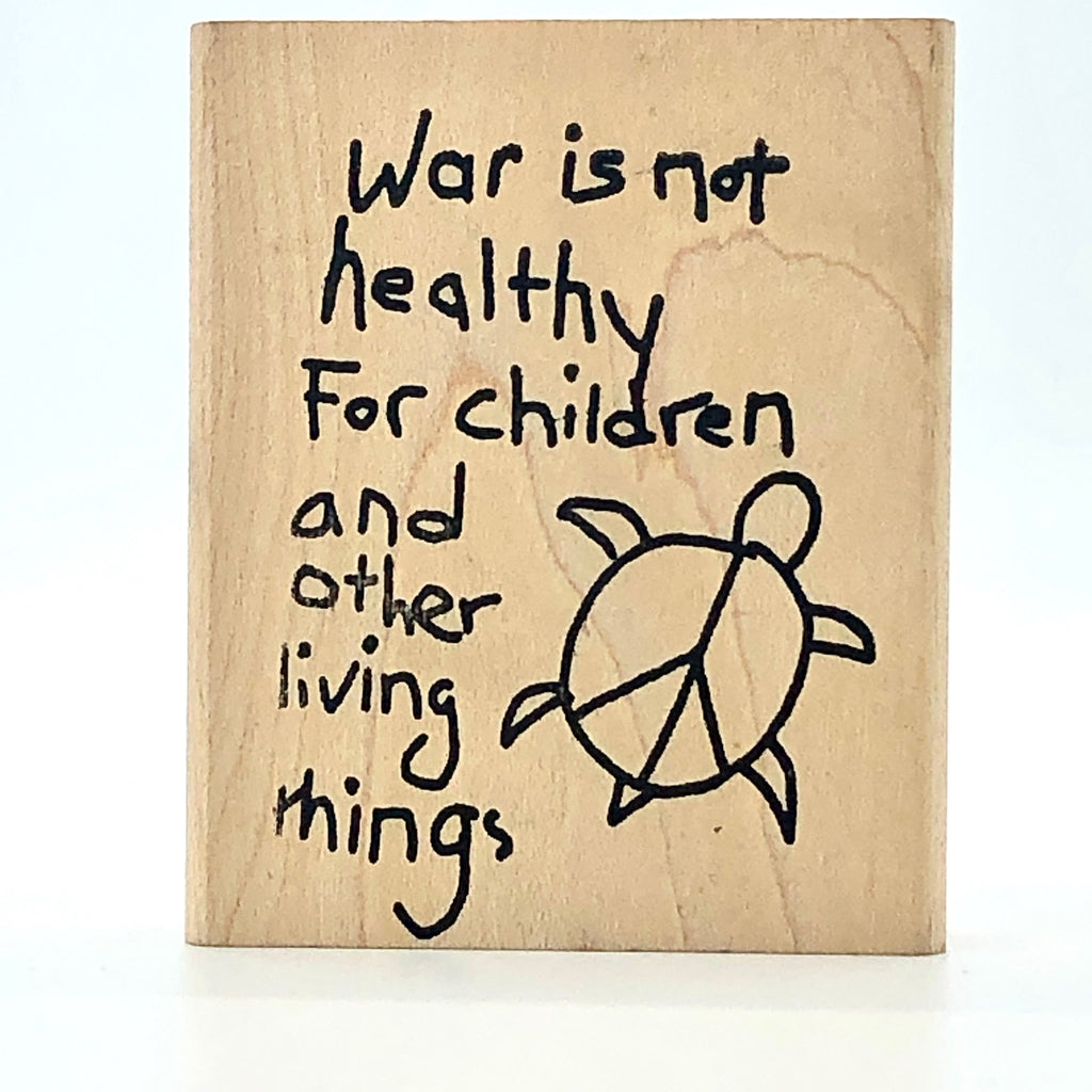 War Is Not Healthy Stamp