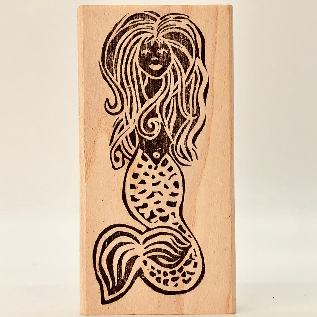 Carved Mermaid Stamp