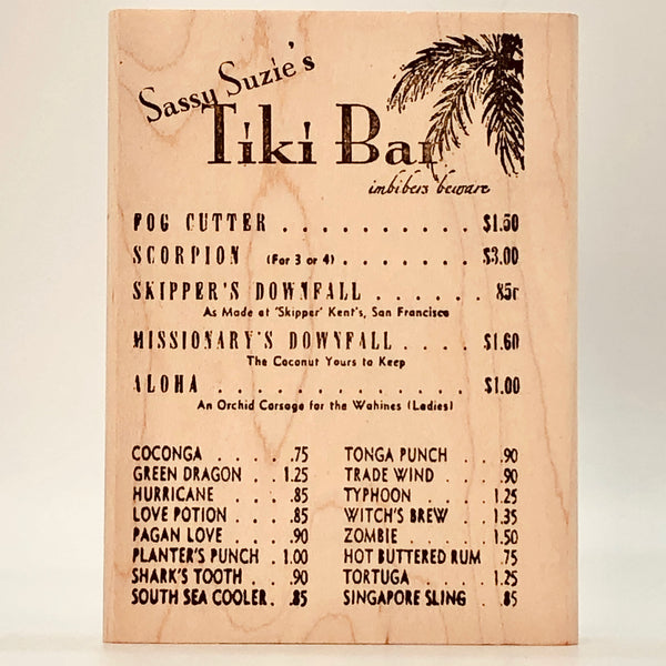 Cocktail Menu Stamp