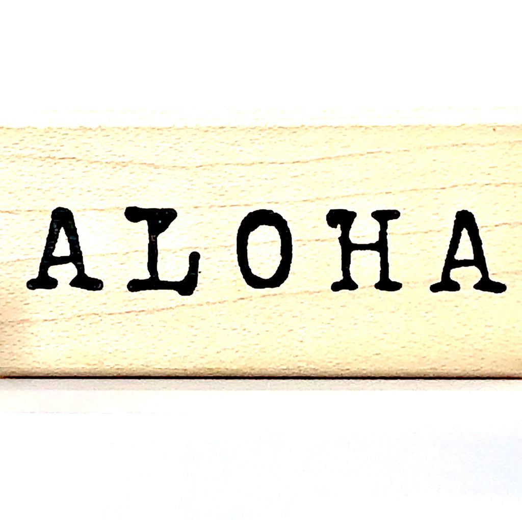 Small Type Aloha Stamp