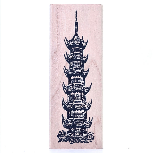 Large Pagoda Stamp