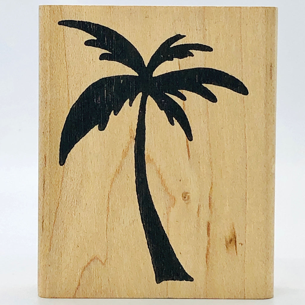 palm tree rubber stamp Large Palm Stamp