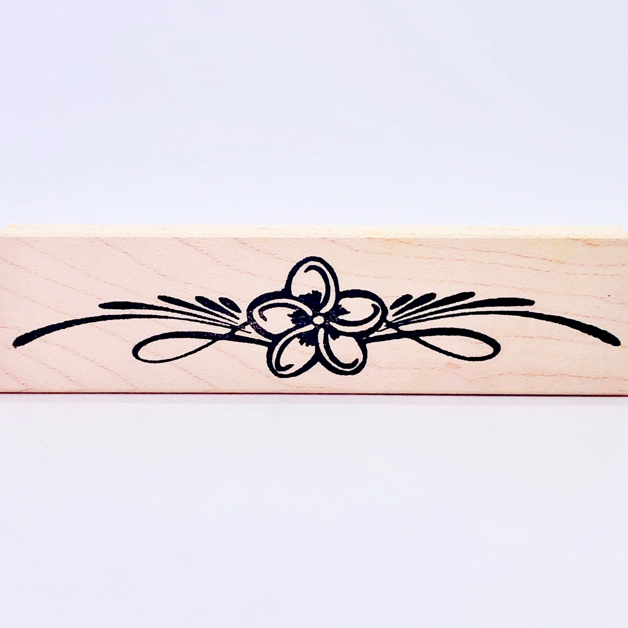 Plumeria Center Stamp Rubber Stamp Plantation