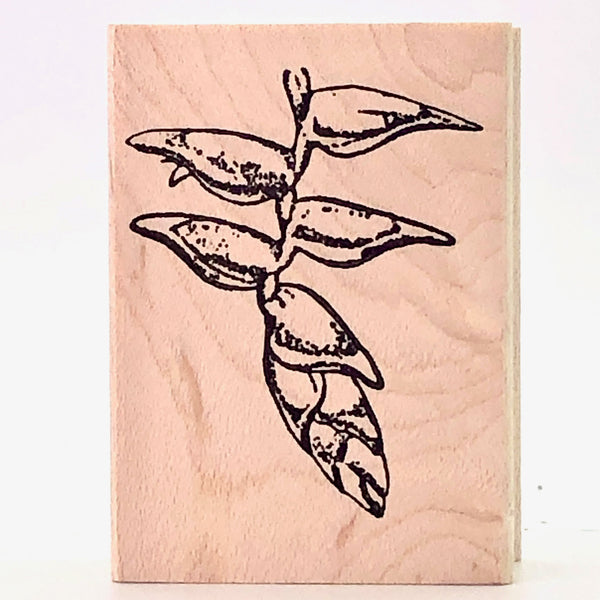 Small Hanging Heliconia Stamp