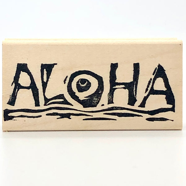 Aloha Carved Stamp