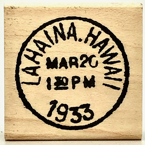 Lahaina Post Mark Stamp