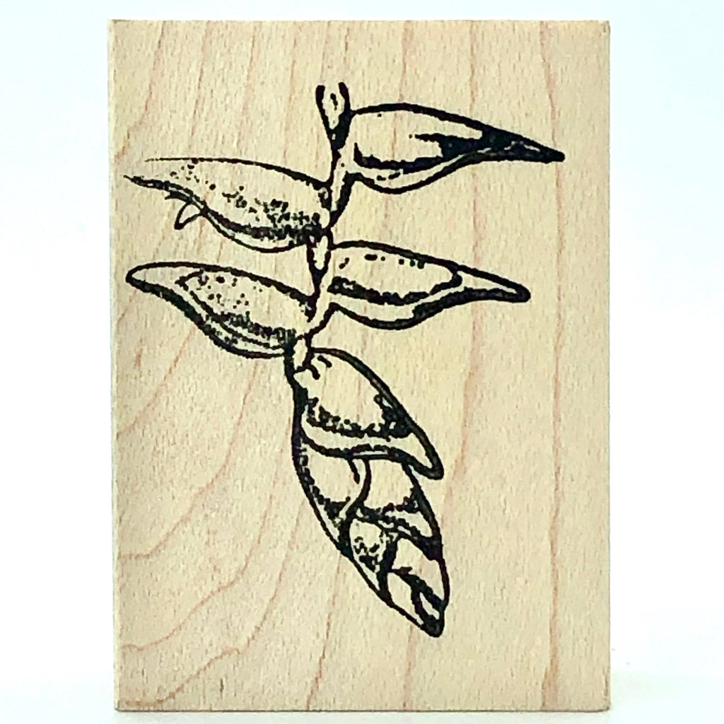Hanging Heliconia Stamp