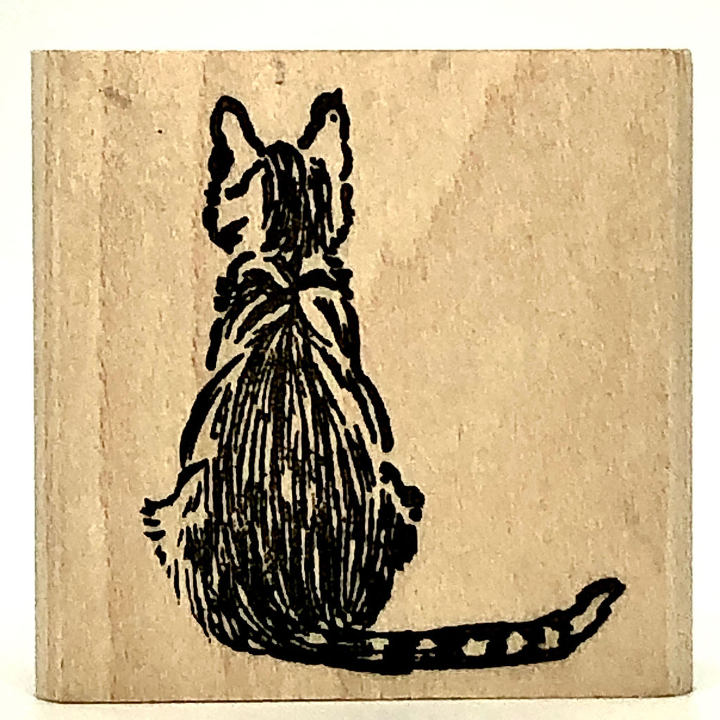 Back of Cat Stamp– Rubber Stamp Plantation