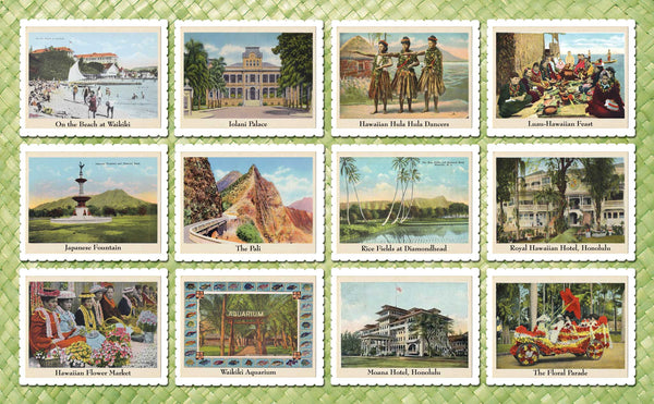Vintage Postcards Stickers– Rubber Stamp Plantation