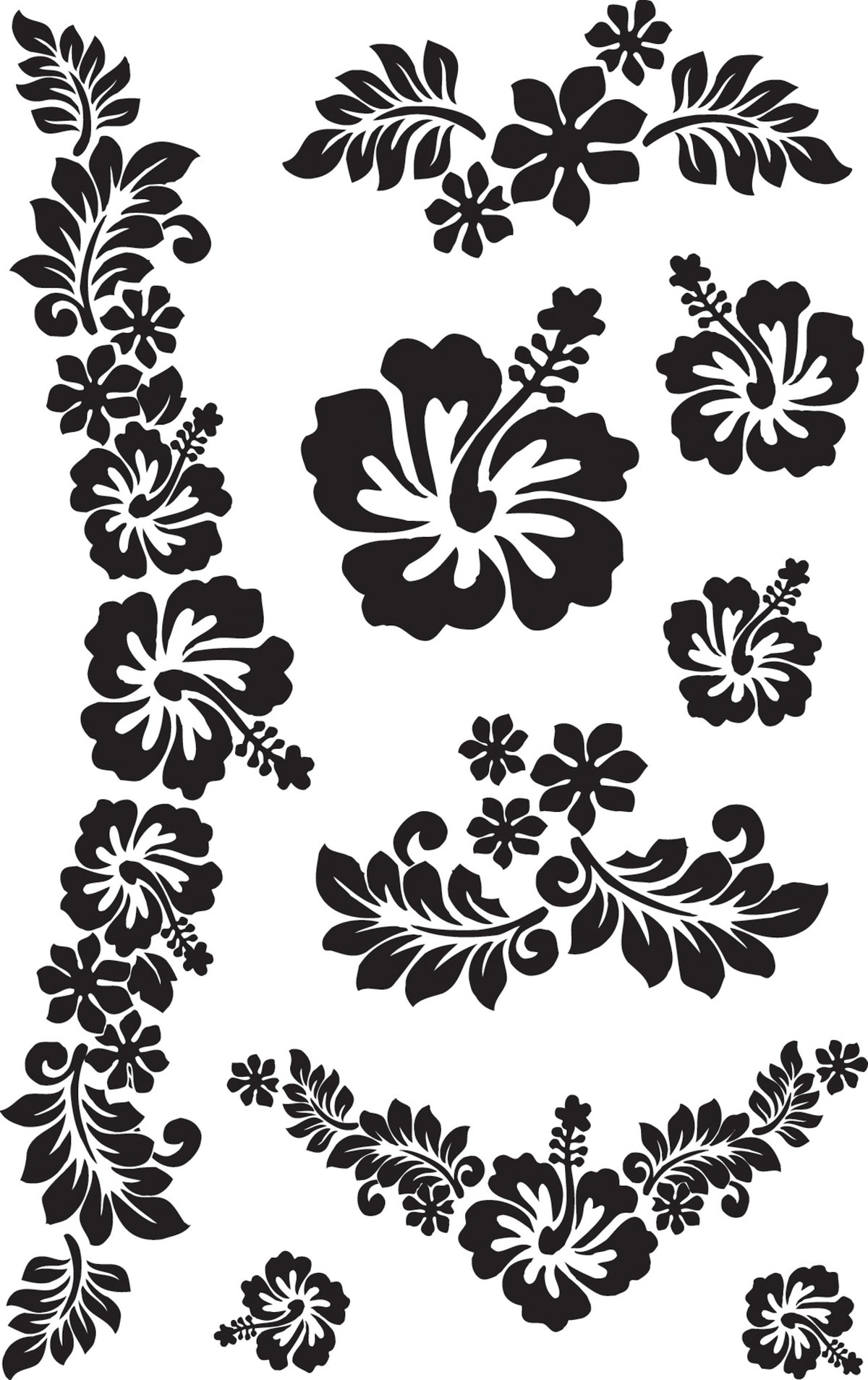 Black & Grey Hibiscus Tattoos That Wow