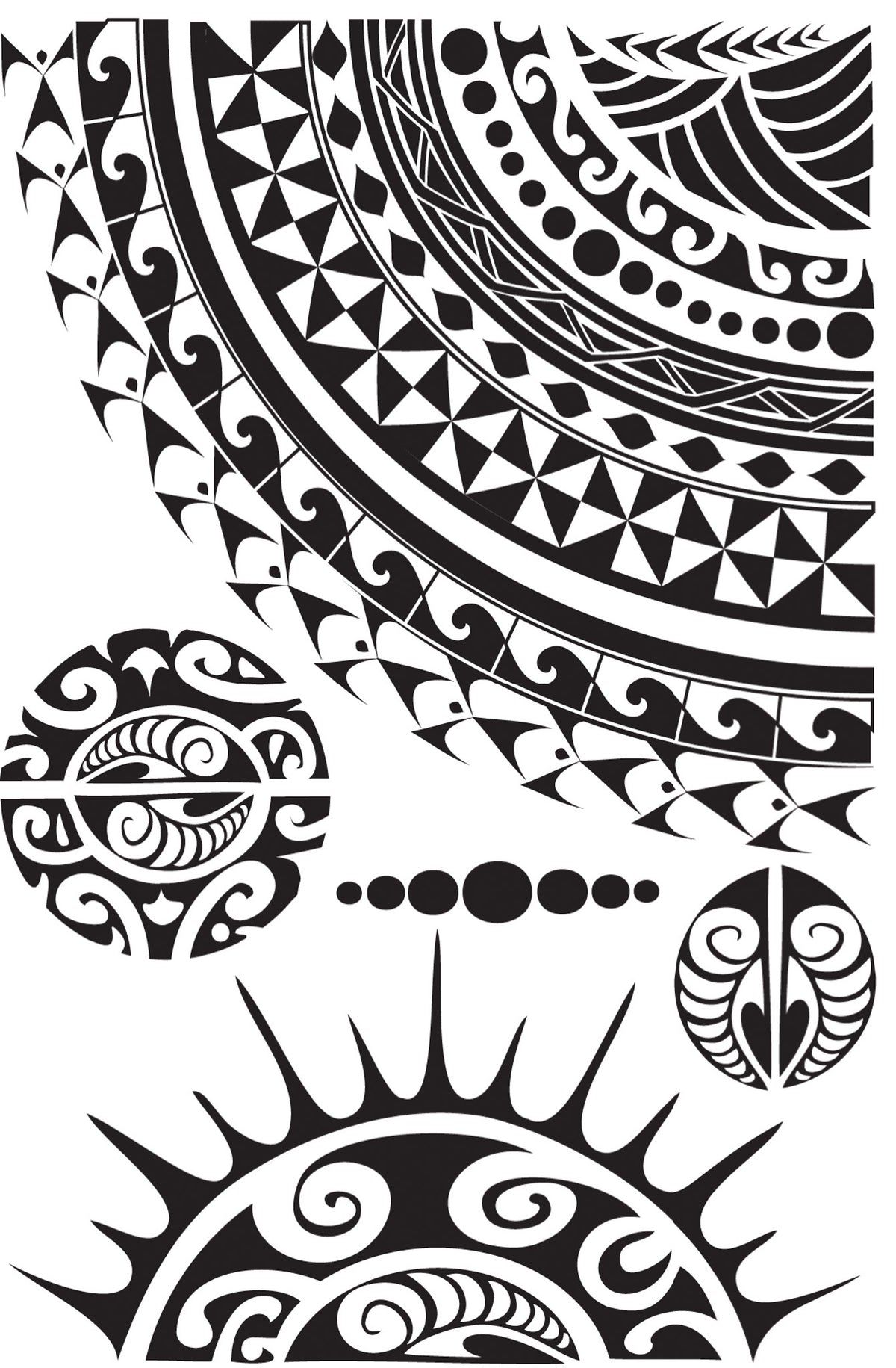Polynesian Pattern Bracelets Stock Illustration - Download Image Now -  Polynesian Culture, Polynesian Ethnicity, Pattern - iStock