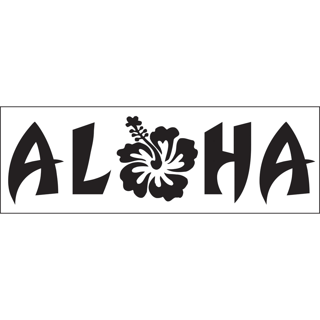 Small Aloha Hibiscus Decals