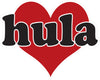 Heart Hula Decals