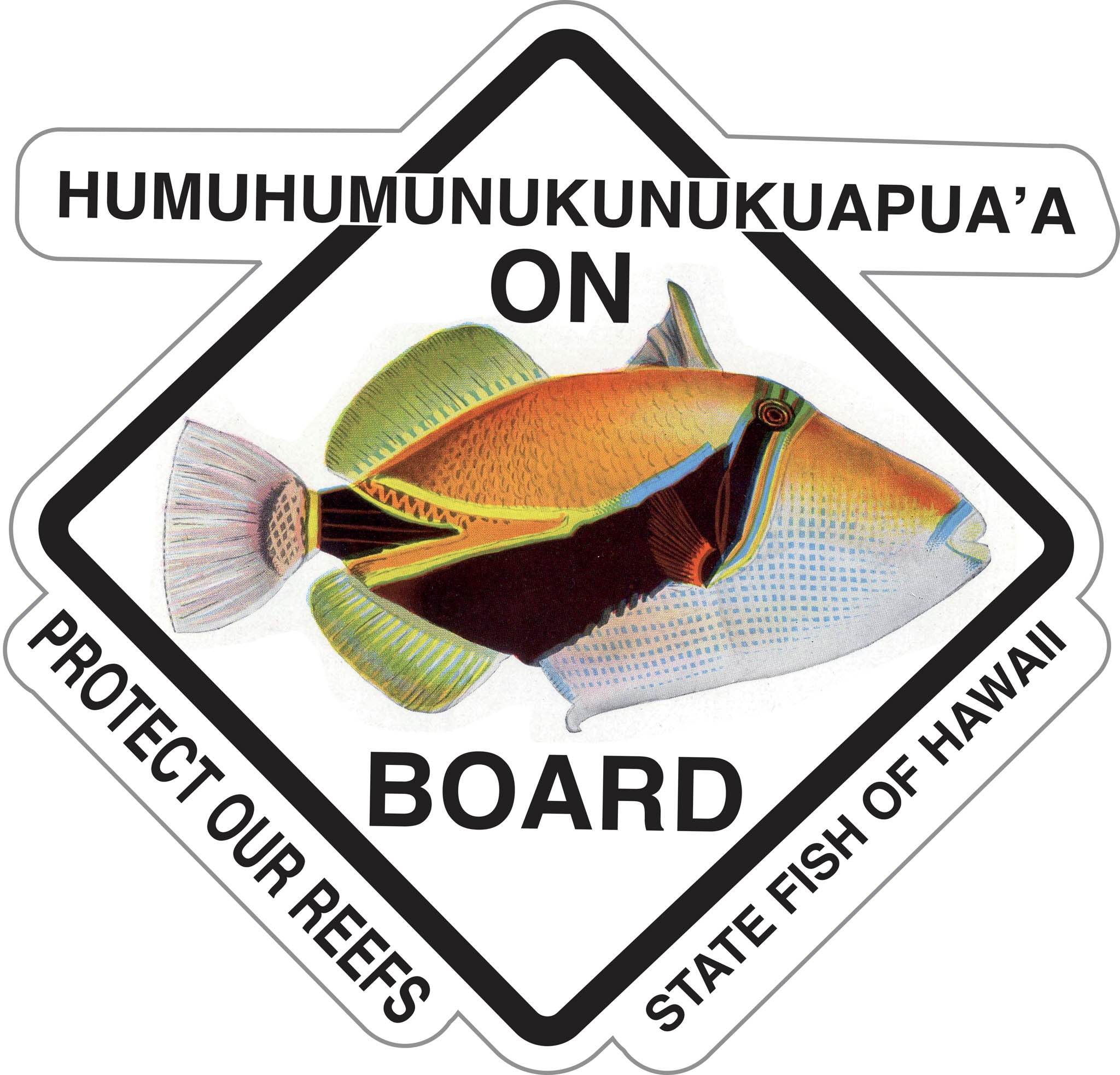 Humu on Board Decals– Rubber Stamp Plantation