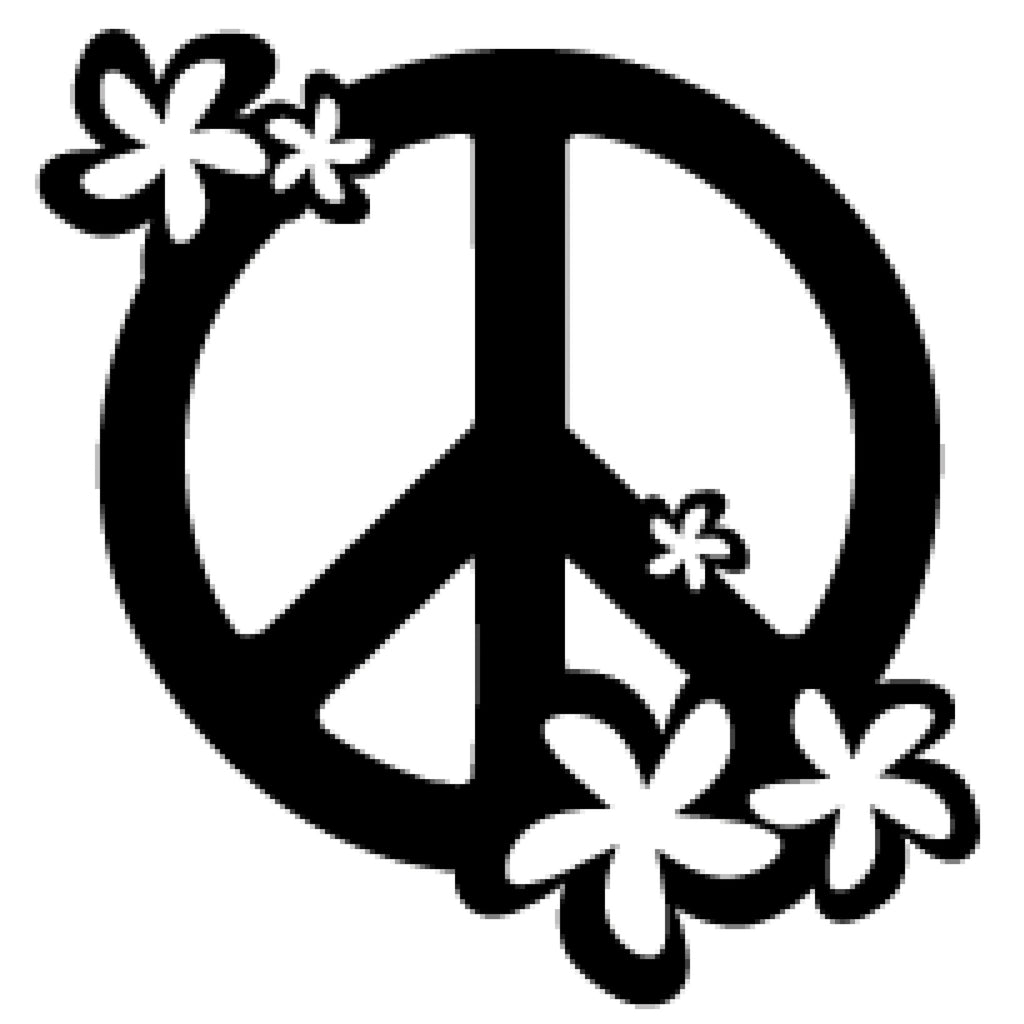Floral Peace Decals