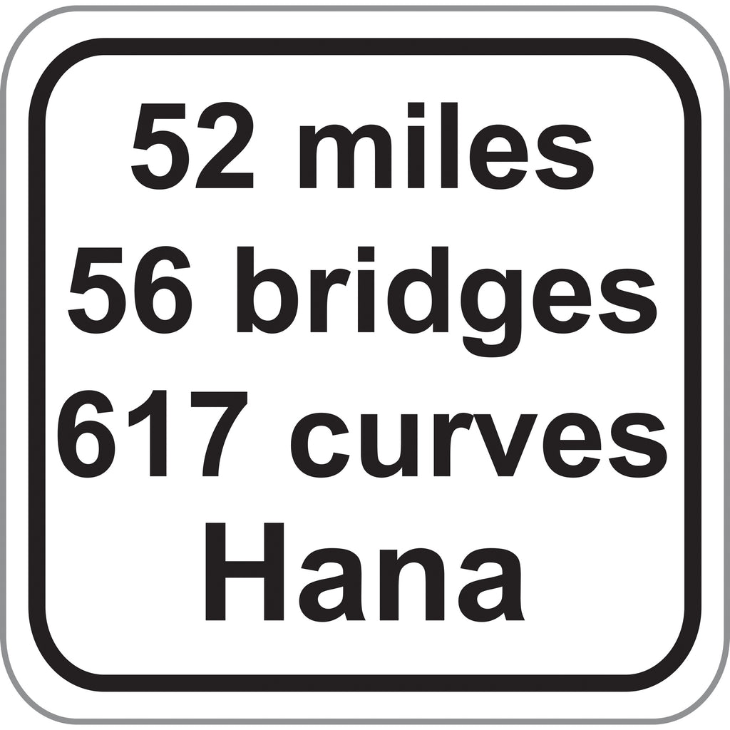 52 Miles To Hana Decal Rubber Stamp Plantation 52-miles-to-hana-decal-rubber-stamp-plantation