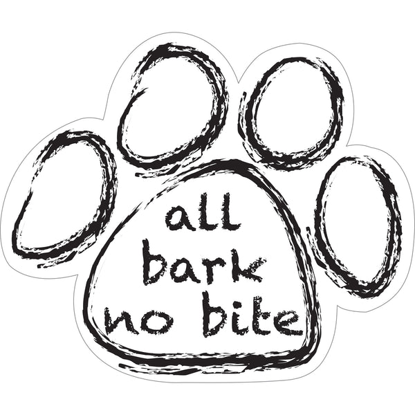 All Bark, No Bite Decals