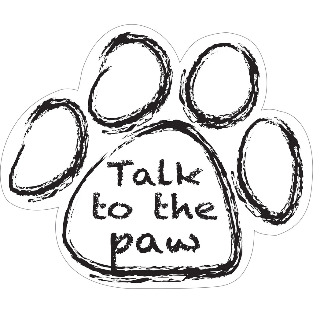 Talk to the Paw   Decals