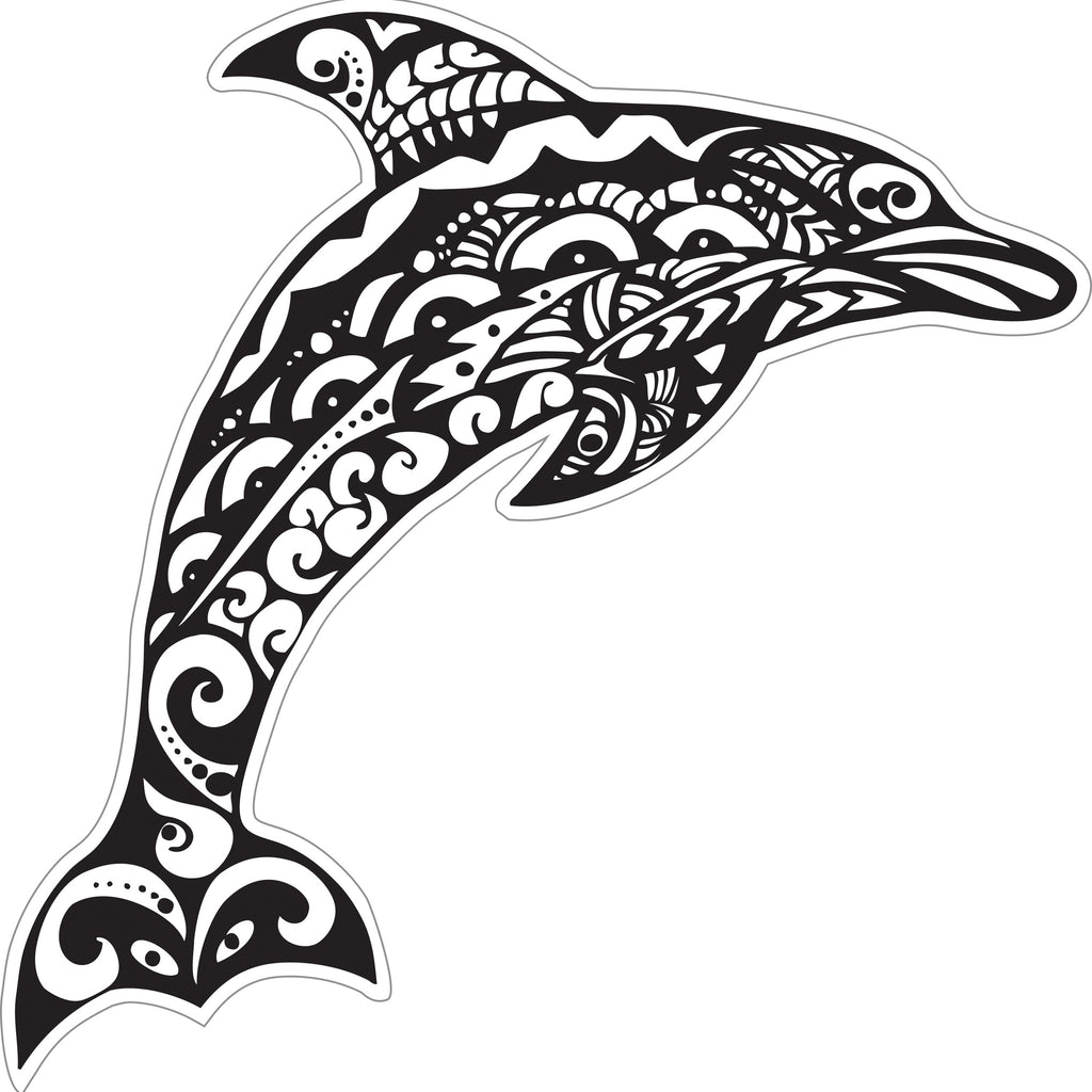 Tribal Dolphin Decals