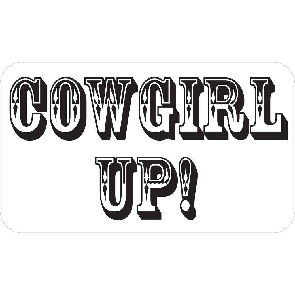 Cowgirl Up! Decals
