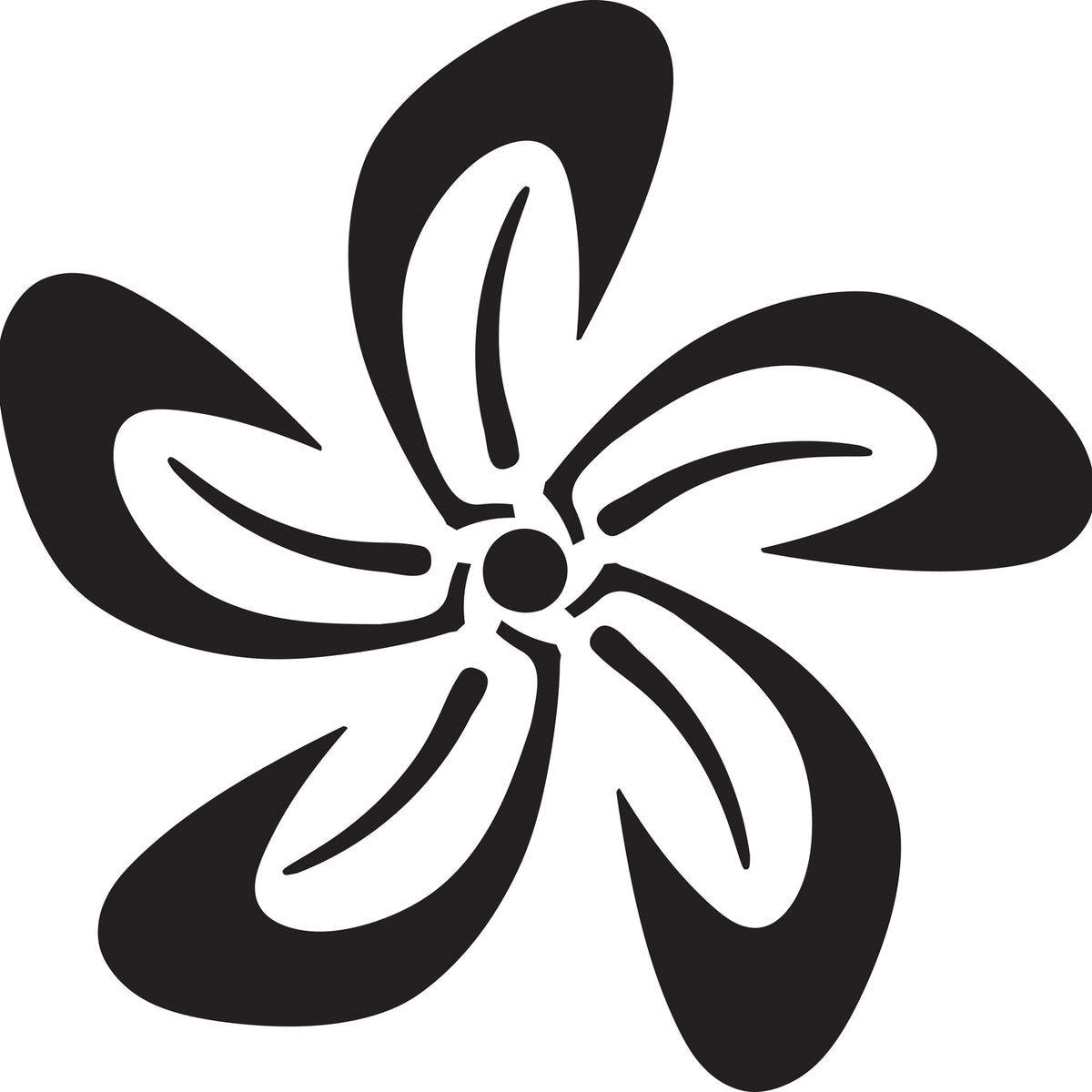Plumeria Stencil