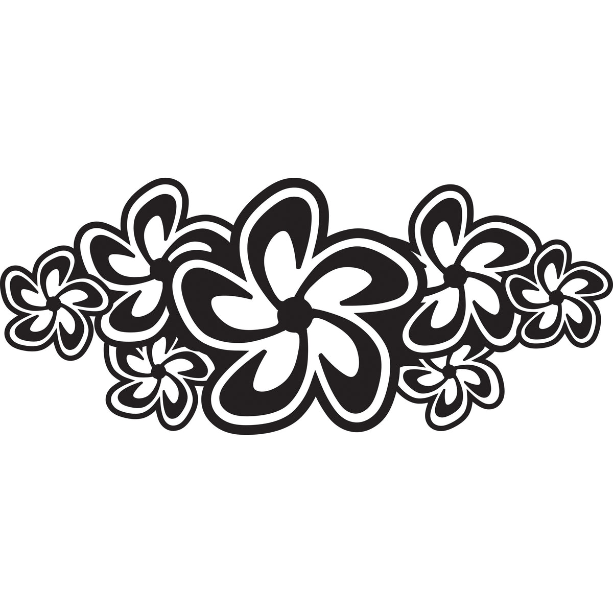 Plumeria Stencil