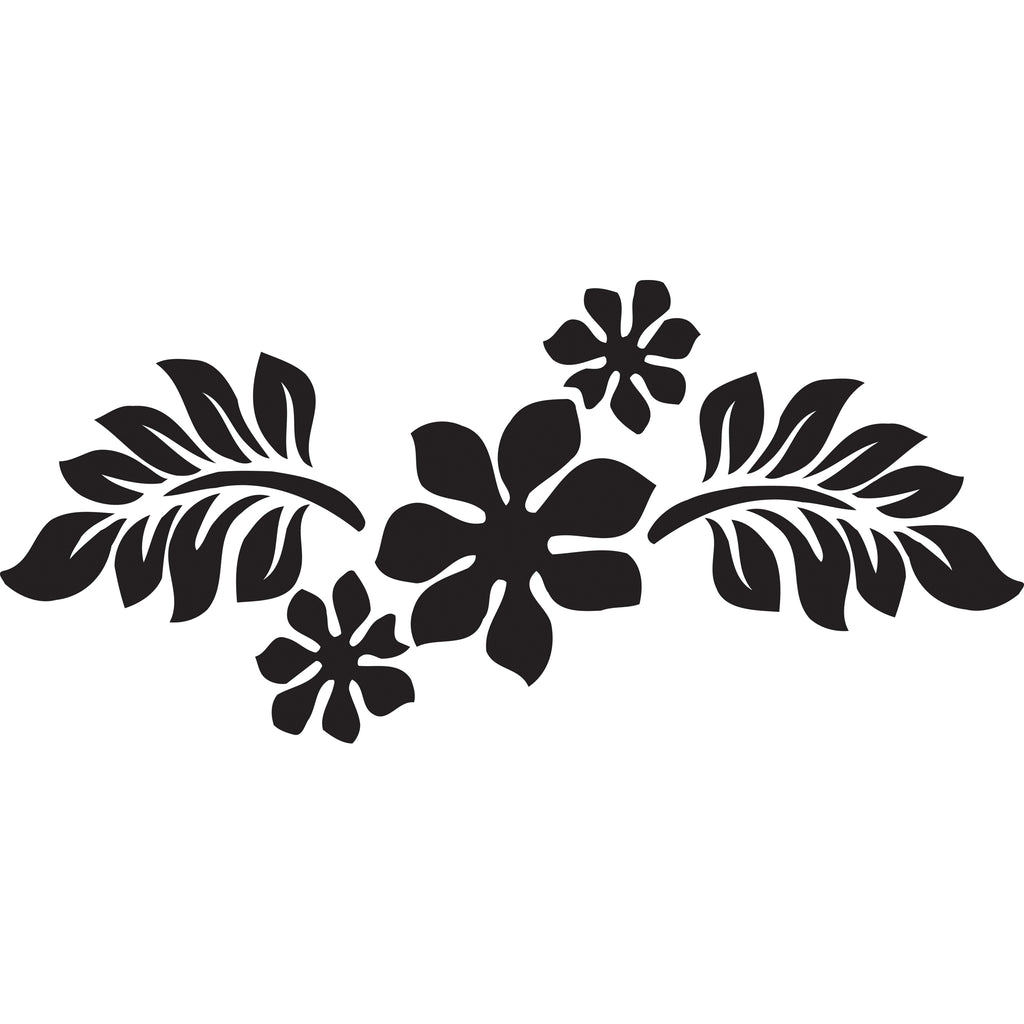 Hibiscus Bunch Etch Stencil– Rubber Stamp Plantation